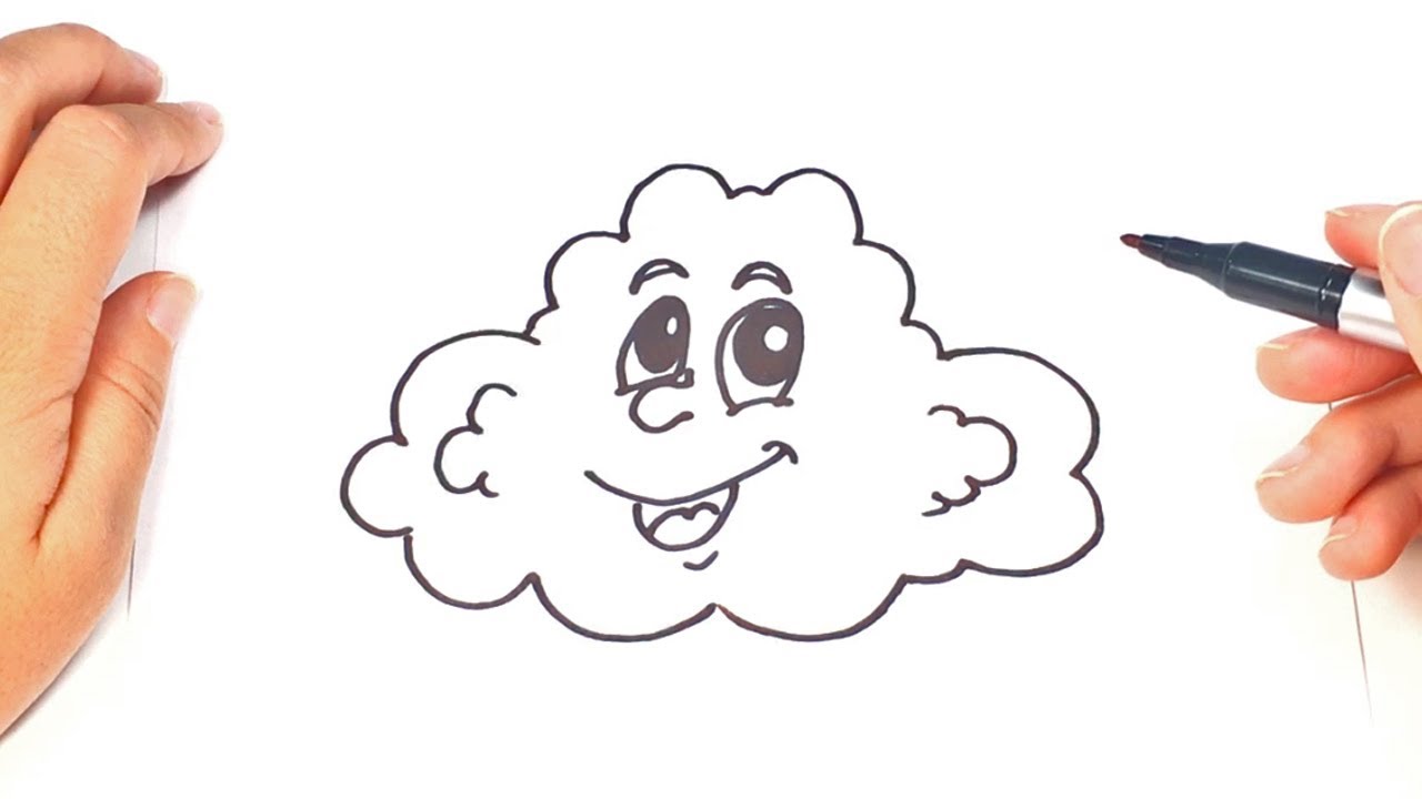 Como Dibujar Un Nube Paso A Paso Dibujo Facil De Nube Youtube