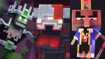 Minecraft Dungeons - All Bosses & Ending