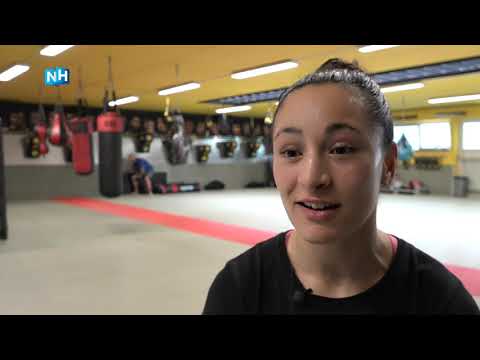Kickbokser Anissa Haddaoui: 'klein' in Nederland, groot in China