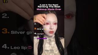 Ranking The Best Makeup Made Ever! 💄 #shorts #makeup #transformation