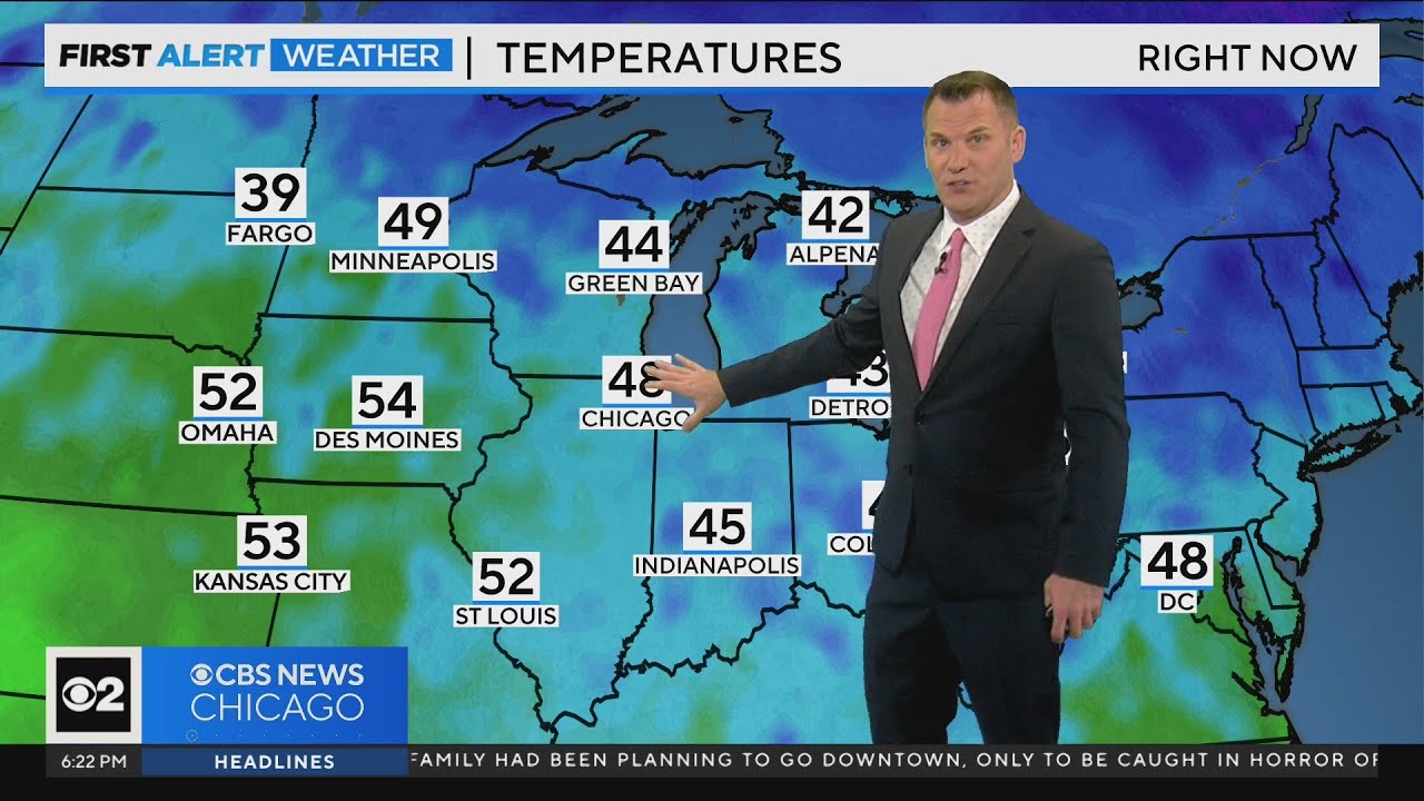 Chicago First Alert Weather: Colder weather expected later next week ...