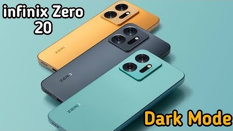 Dark mode enable in Infinix Zero 20, dark mode setting in Infinix Zero 20, how to enable dark mode