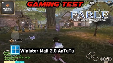 Fable The Lost Chapters | Winlator Mali 2.0 AnTuTu | Mediatek Dimensity 1200 | Xiaomi 11T Test