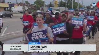 UAW president announces new deadline, says more workers will strike if there's no "serious progress"