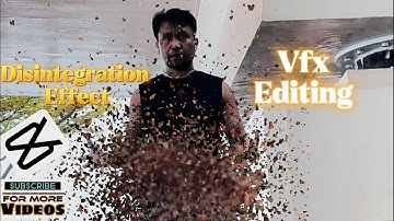 How To Edit Disintegration In CAPCUT App | Capcut Editing Tutorial | VFX |Reels