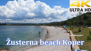 Žusterna beach Koper - Plaža Žusterna