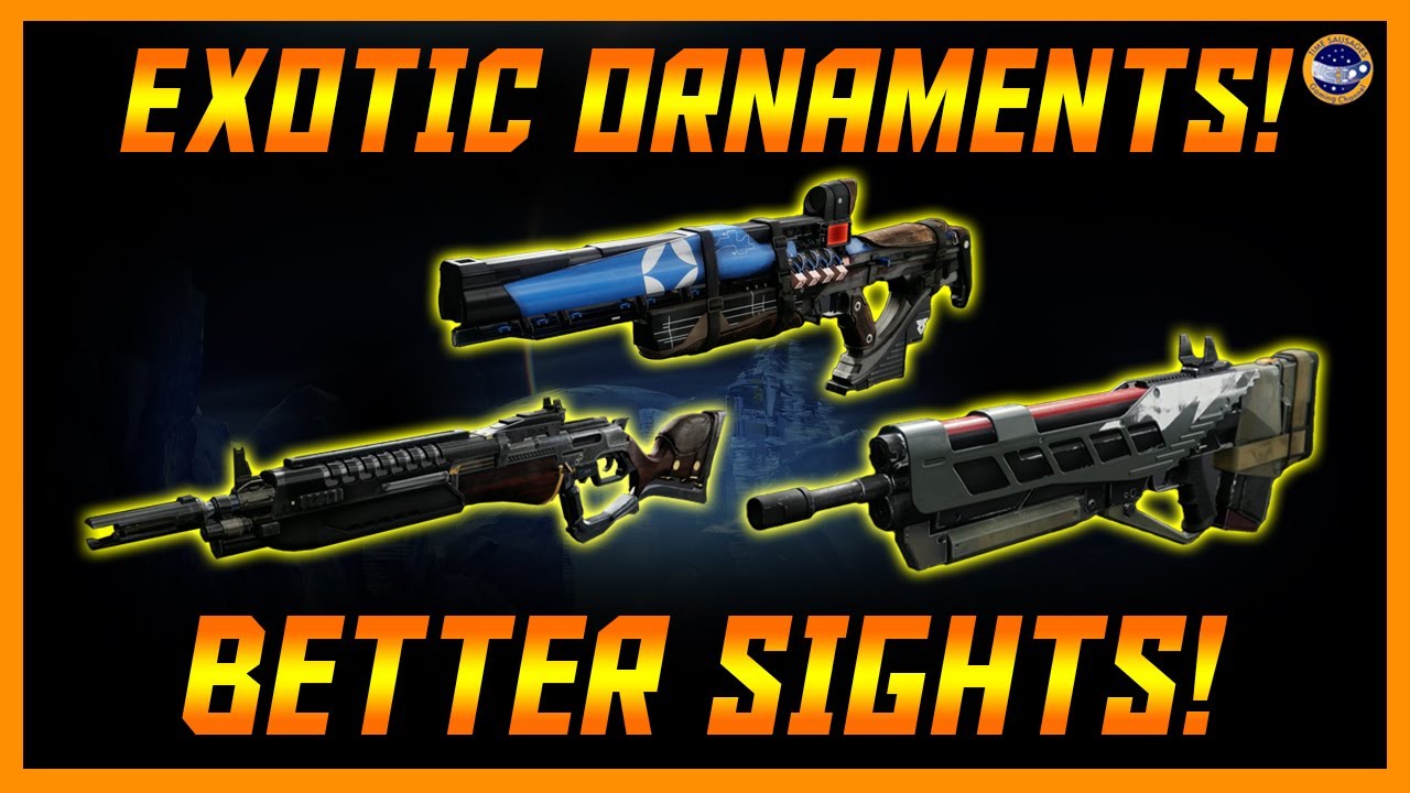 Destiny 2 11 Exotic Ornaments That Improve Your Aim !! YouTube