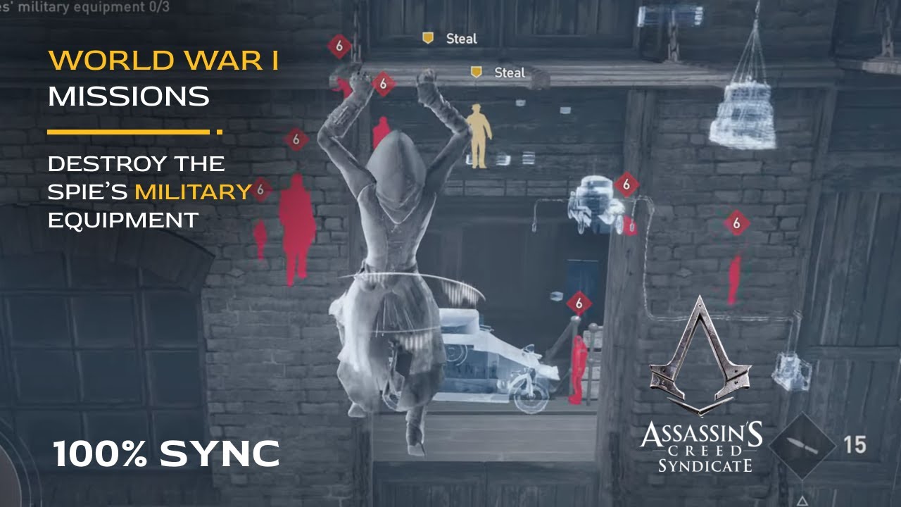 Assassin's Creed Syndicate Spy hideout | World War I missions | Lydia Frye
