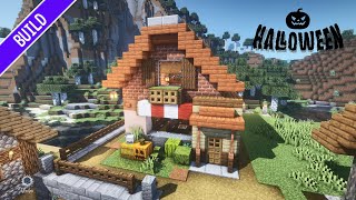 Minecraft Build : Flower Shop | Halloween