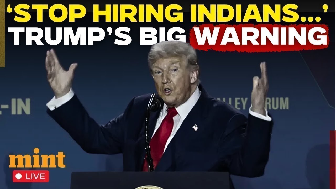 US News LIVE | Donald Trump’s Shocking Threat to Google, Microsoft Over Hiring Indians | AI Summit