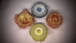Vintage Indented Christmas Ornament 12mm Buggle Reveal