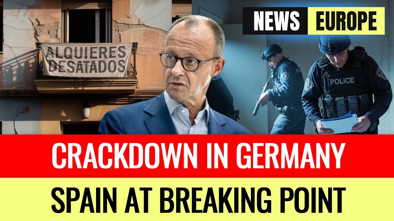 Spain's Rent DOUBLED in 10 Years — Protesters Now Hanging From Buildings