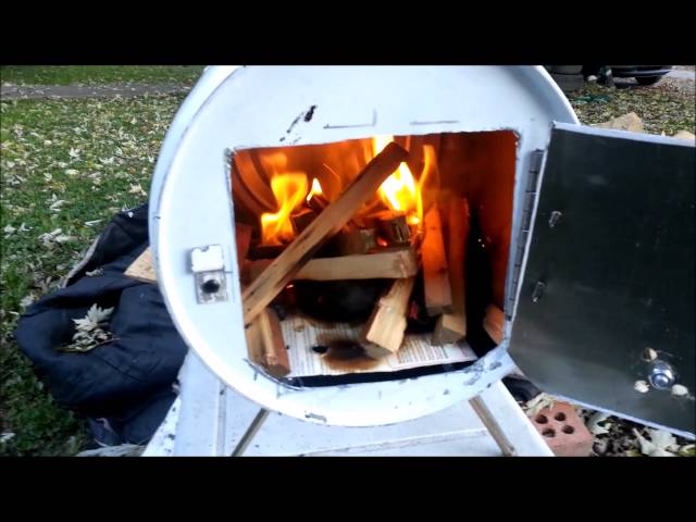 How to build a wood stove Portable camping stove. diy wood stove - YouTube