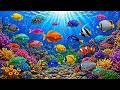 Aquarium 8K VIDEO ULTRA HD - Colorful Fish Swimming in Beautiful Coral Reef Paradise #music #usa