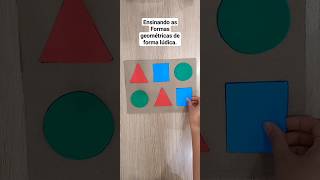 Atividades lúdicas - Formas Geométricas. #atividadeseducacaoinfantil #formasgeométricas