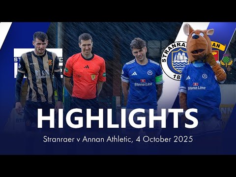 Stranraer Annan Athletic Goals And Highlights