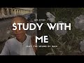 Study with me ft. The sound of rain.