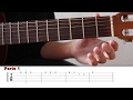 Como tocar Dulce Navidad (Jingle Bells) en guitarra con tablatura. Canciones fáciles para aprender