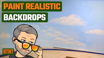 Model Railroad Backdrop Painting