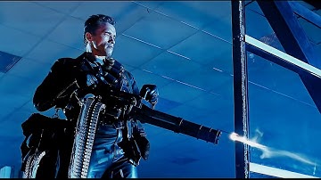 Terminator 2 | Trust me T 800 with a minigun