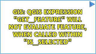 GIS: QGIS expression "get_feature" will not evaluate feature, when called within "is_selected"