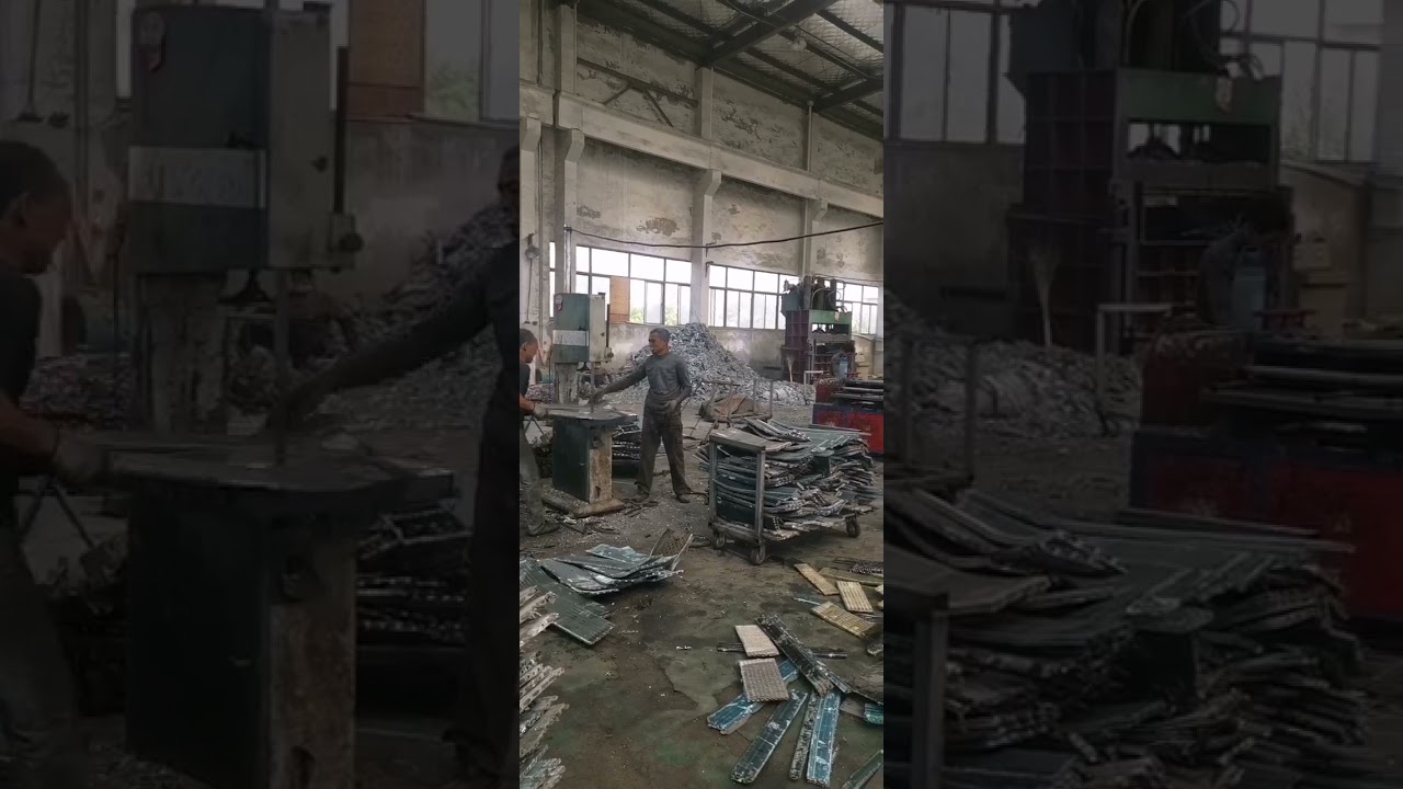 Air conditioner radiators copper aluminium separator machine with band saw