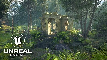 Unreal Engine 5.3 | "Ruined Temple In Forest" | Cinematic Render