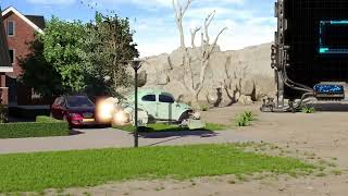 Flying Car Blender animation