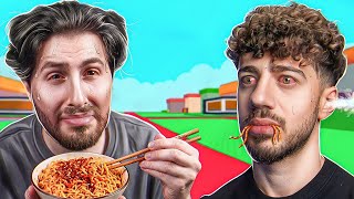 تحدي مين يخلص بيسو أول مع مازن 😂🔥 | الخسران ياكل إندومي حار! — trending on YouTube in Jordan