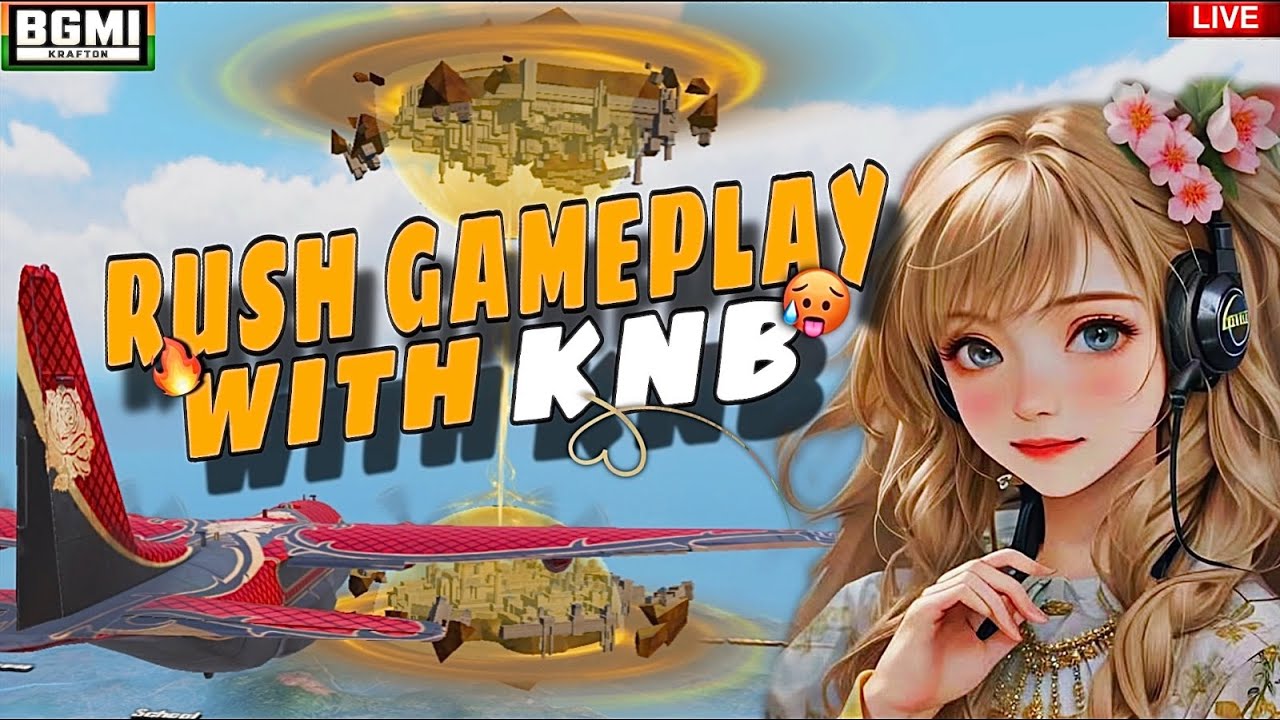 BGMI Rush Gameplay With  KNB is Live ❤️