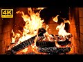 Cabin Fireplace With Calm Crackling Fire And Cozy Room Ambience For Relaxing Christmas Ambience 