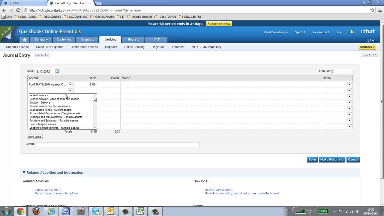 QuickBooks Online Flat Rate tax YouTube