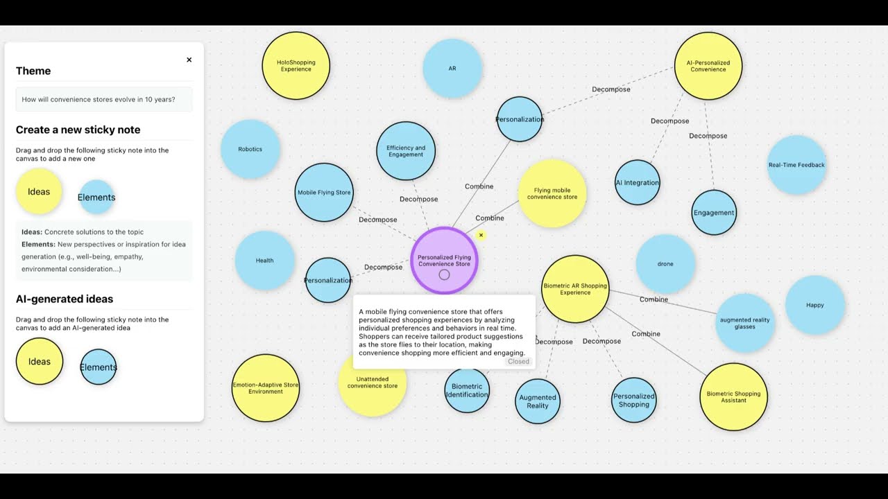 Clay Play: A Metaphorical LLM Interface for Dynamic Idea Generation and Exploration (UIST2025 )