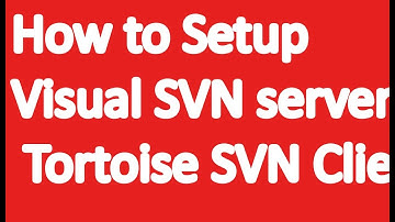 How to setup Visual SVN server and Tortoise SVN Client