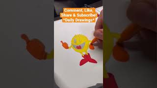 HOW TO DRAW PAC-MAN! 👾#shorts #art #drawing #diy #gaming #funny #tutorial