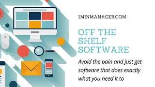 STOP wasting Time with Off-The-Shelf software or Apps