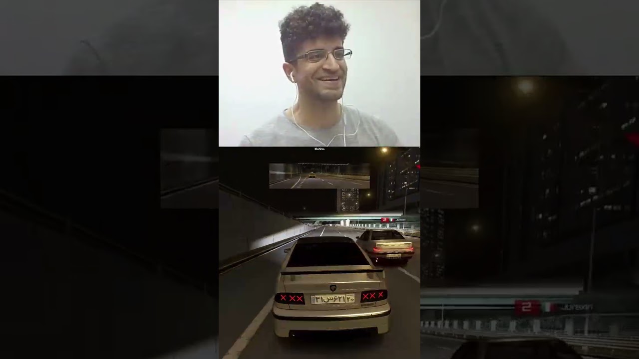 لاشی بازی اوس رضا با پژو 405 😂