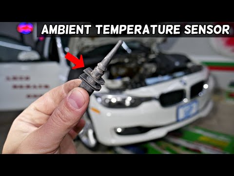 BMW AMBIENT AIR TEMPERATURE SENSOR REPLACEMENT LOCATION BMW F30 F31 F34