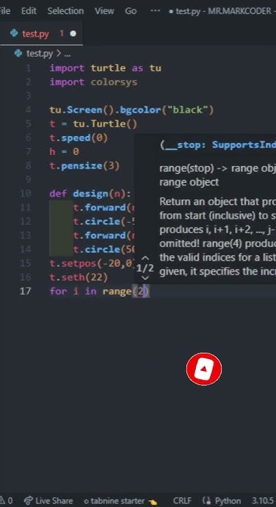 Python Graphic Art design #shorts #programming #python - YouTube