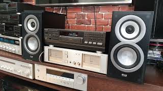 Boxe Elac Uni-Fi by Andrew Jones BS U5 pe amplificator Luxman M-02, cd player Technics SL-PS 840