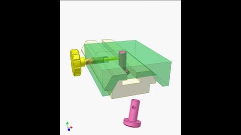 Slider clamp 1480p | Mechanisms |Mechanical Engineering | Design Concepts |