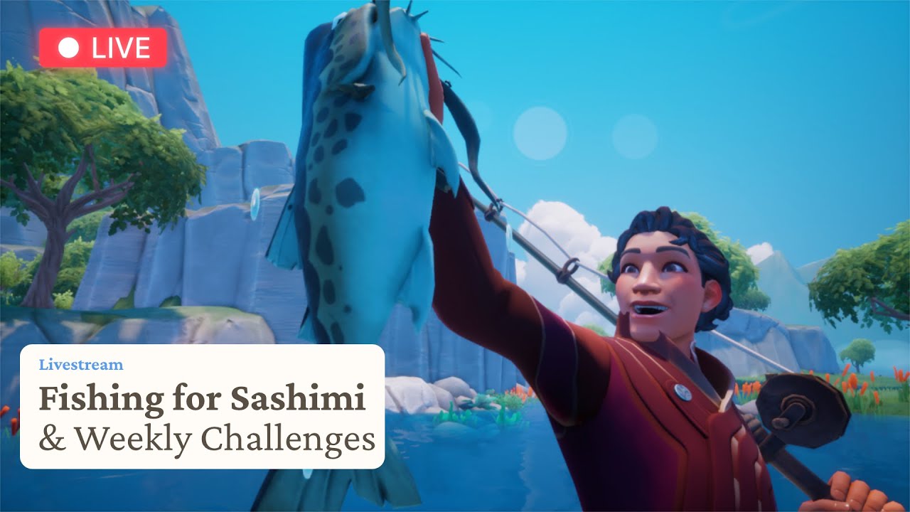 🔴 Palia: Fishing for the Sashimi Recipe // Completing Bundles // Weekly