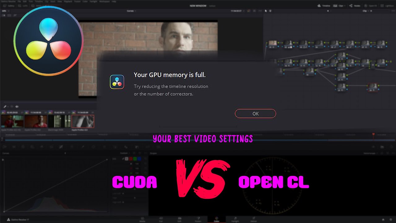 GPU Processing - Cuda VS OpenCl | GPU memory full | Your best Settings - YouTube