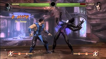 MK9 - Sub Zero & Noob Reset Combo 74%