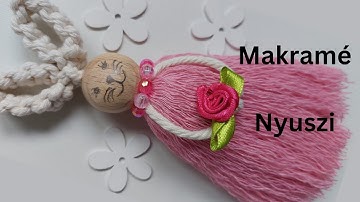 🐰  Makramé húsvéti nyuszi / Macrame Easter Bunny / Makramee Osterhase / SzilsMakramé