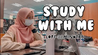 Study With Me in Library (30 Minutes of Lo-fi Chill, Soft, Warms) 🌳 screenshot 2