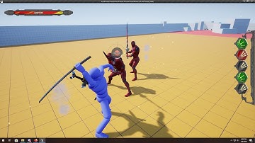 UE4 ALSv4/ Close Combat Swordsman/ Fighter (WIP)