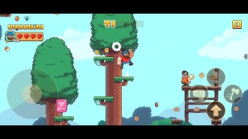 Timberman the big adventure level 1-3 - platform adventure game walkthrough