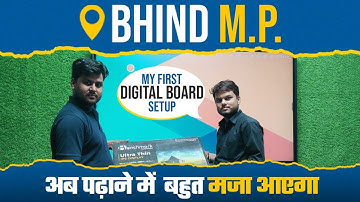 Studio Setup in Bhind, MP | Best Online Teaching Classroom Setup | Digital Board Feedback