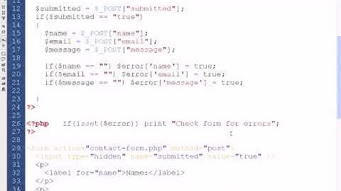 Contact Forms (Part 1)